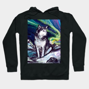 Malamute Night Hoodie